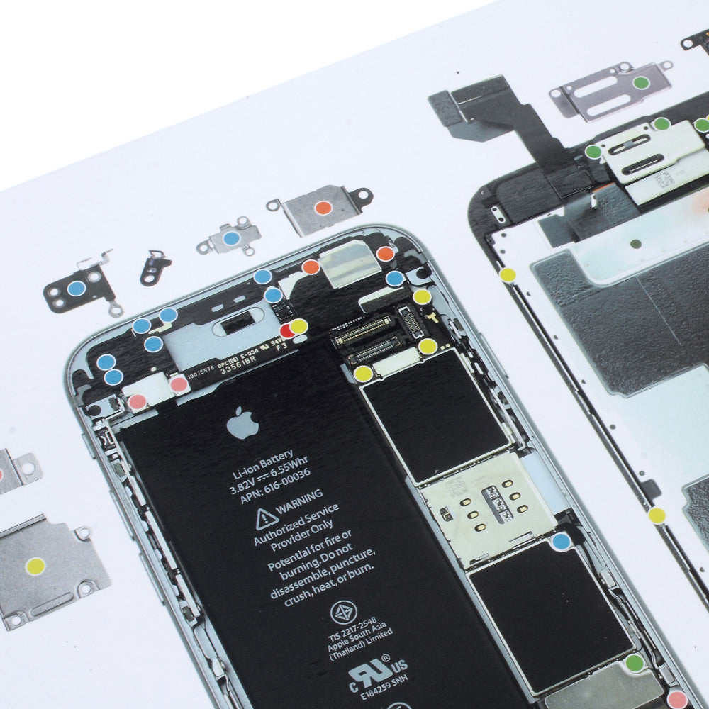 Uniqkart for iPhone 6s 4.7 Magnetic Screw Keeper Mat Repair Tool
