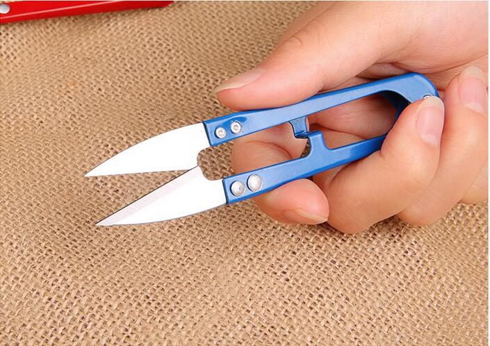 Sharp Spring Scissors U Shape Cloth Cutter
