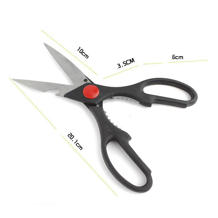 Multifunctional Kitchen Shears Scissors Beer Opener Nutcracker