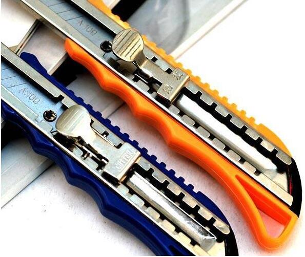 Retractable Metal Slipping Knife Large Utility Cutter Cellphone Repair Tool