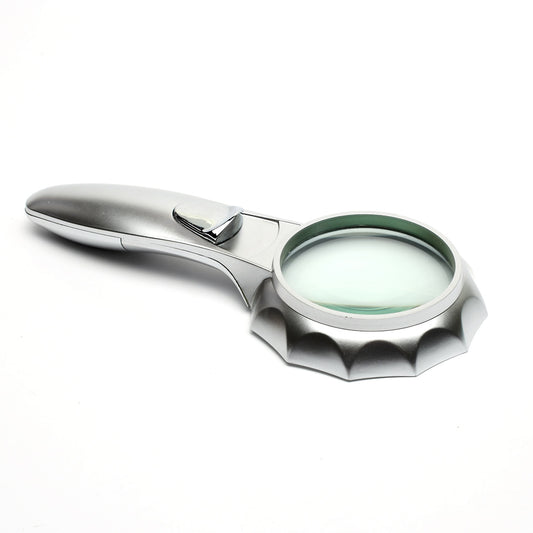 4X Magnification Handheld Magnifier with 6 Built-in LED Lights
