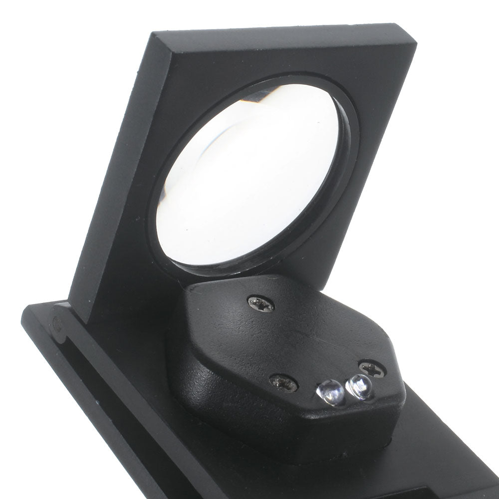 Pocket Foldable Magnifier with Scale and LED for Jewel Identification