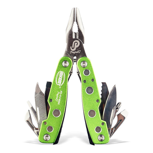 Jakemy PJ-1002 9-In-1 Multifunctional Outdoor Tool Kit with Plier/Knife/Saw/Flier/Screwdriver