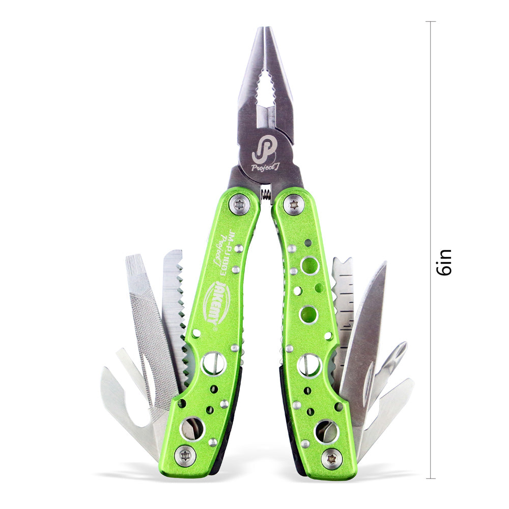 Jakemy PJ-1003 9-In-1 Outdoor Multifunctional Tool Kit with Plier/Knife/Saw/Flier/Screwdriver