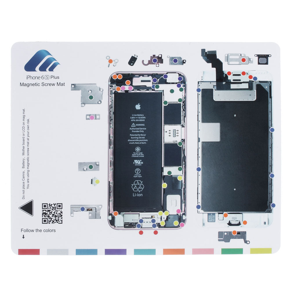 Magnetic Screw Chart Mat for iPhone 6s Plus 5.5