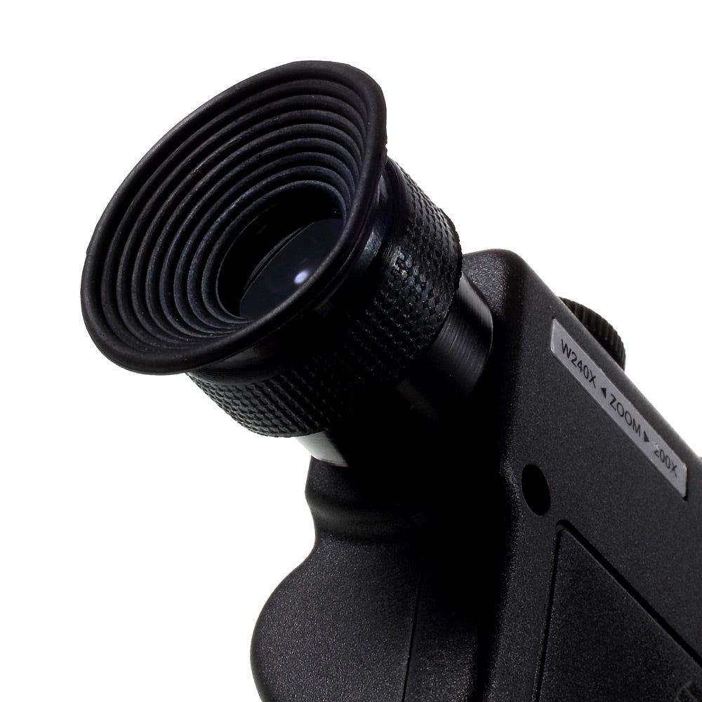 200X-240X Loupe LED High Definition Wide Angle Microscope Currency Detecting Magnifier