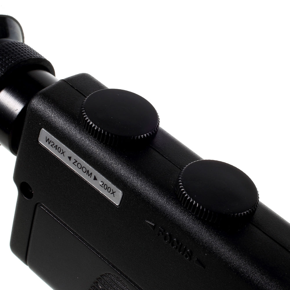200X-240X Loupe LED High Definition Wide Angle Microscope Currency Detecting Magnifier