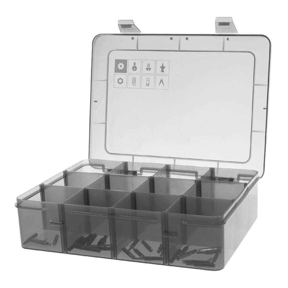 Detachable Plastic Tool Components Storage Box with 18 Compartments