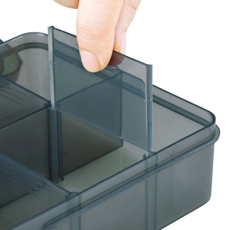 Detachable Plastic Tool Components Container Box Case with 12 Compartments