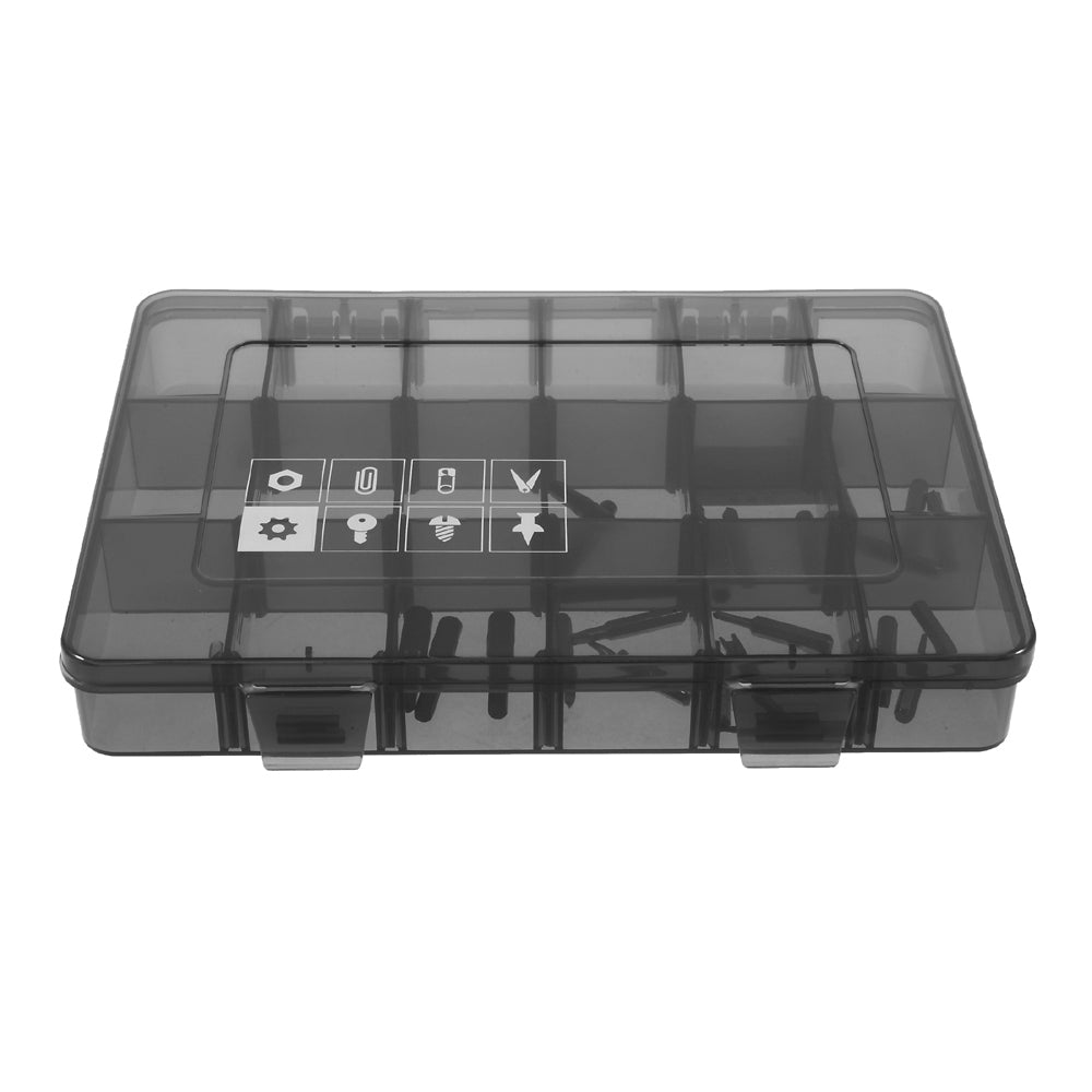 Detachable Components Repair Parts Storage Box 12 Compartments Trays