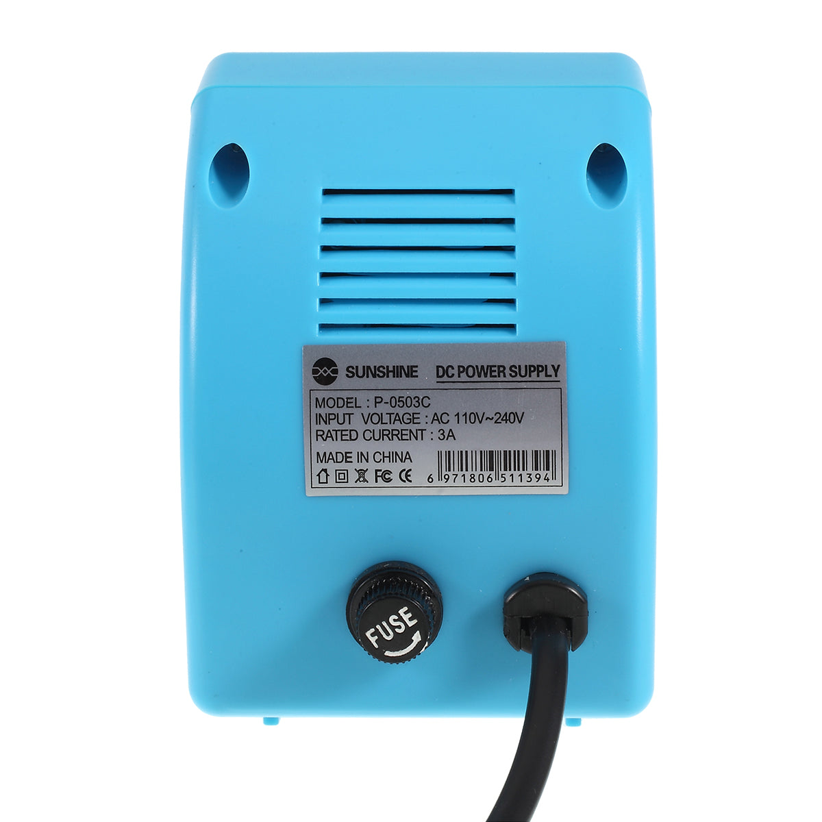 Uniqkart P-0503C Mini 5V 3A Regulated DC Power Supply SMPS for Cellphone Repair