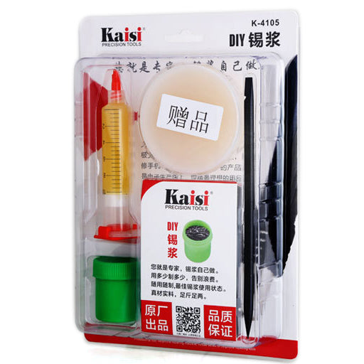 KAISI K-4105 DIY Solder Paste Set Lead-Free Grease for Soldering Welding