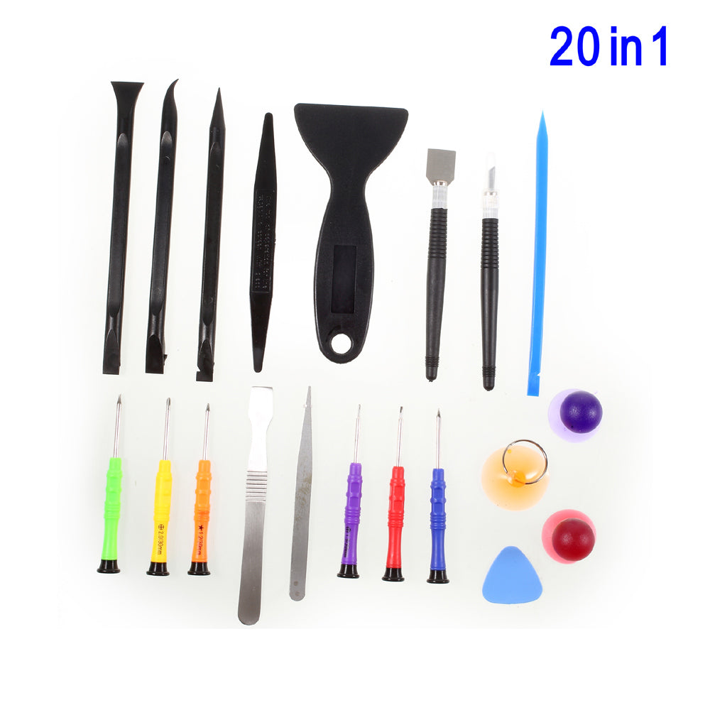 20-In-1 Cellphone Opening Repair Tool Kit for iPhone Samsung Huawei