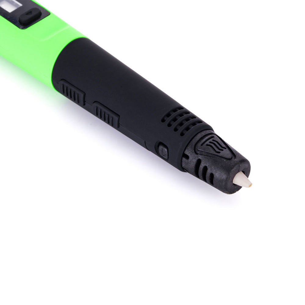 Hand-held Intelligent 3D Printing Pen F10 for Doodling, Art & Craft Making - Green