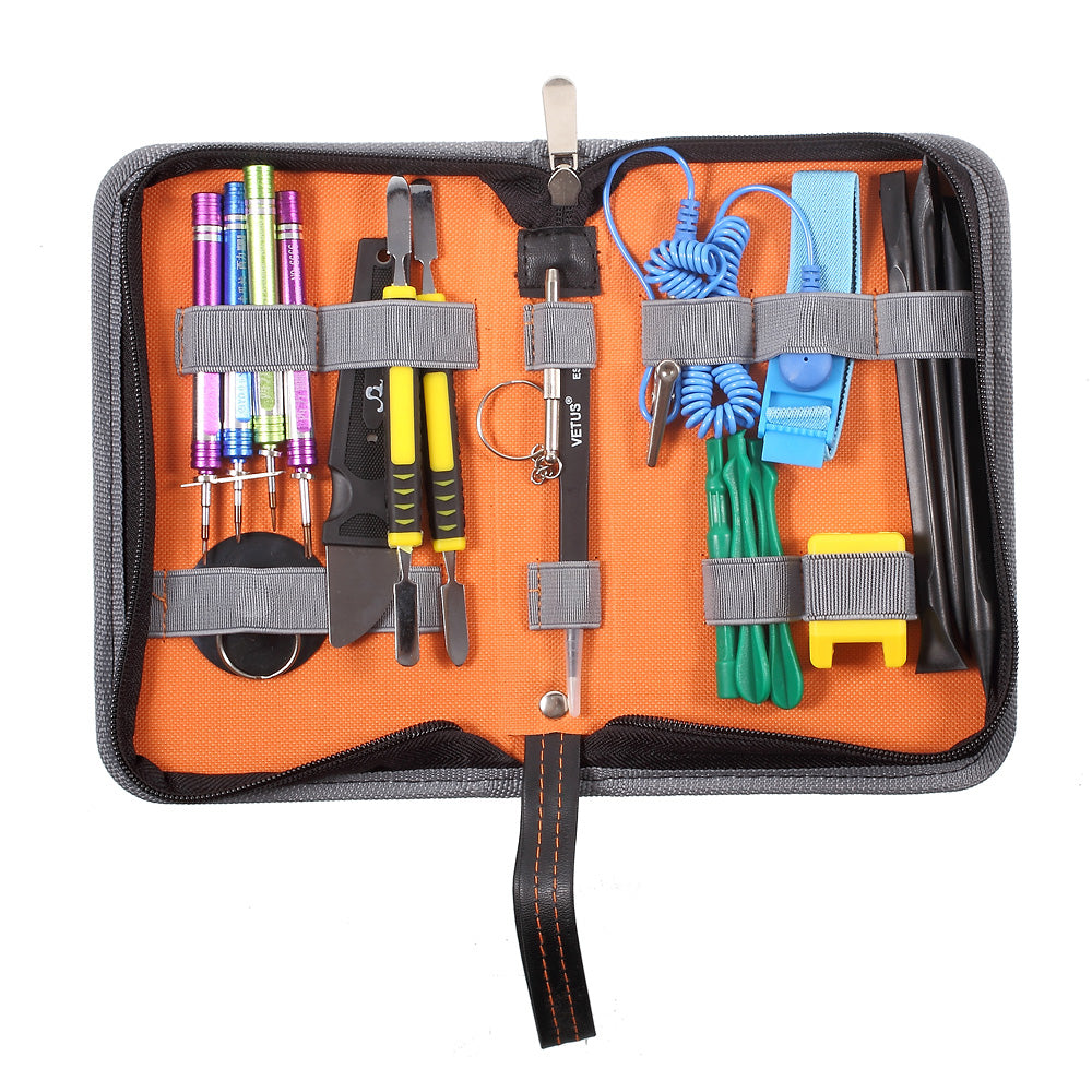 19-In-1 Screwdriver Spudger Opening Repair Tool Kit for iPhone 7/6s/6/5s Etc