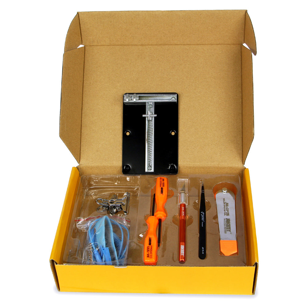 Jakemy 9-in-1 DIY Professional PCB Holder Screwdriver Toolkit Repair Too Set JM-1102