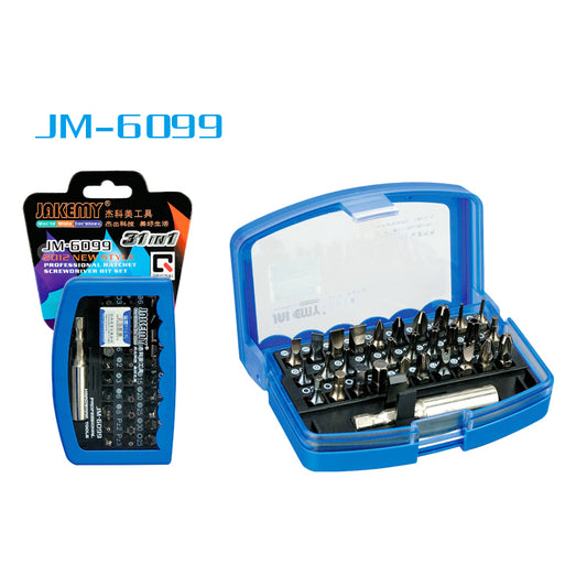 Jakemy 31-in-1 Magnetic Screwdriver Bit Tool Set JM-6099