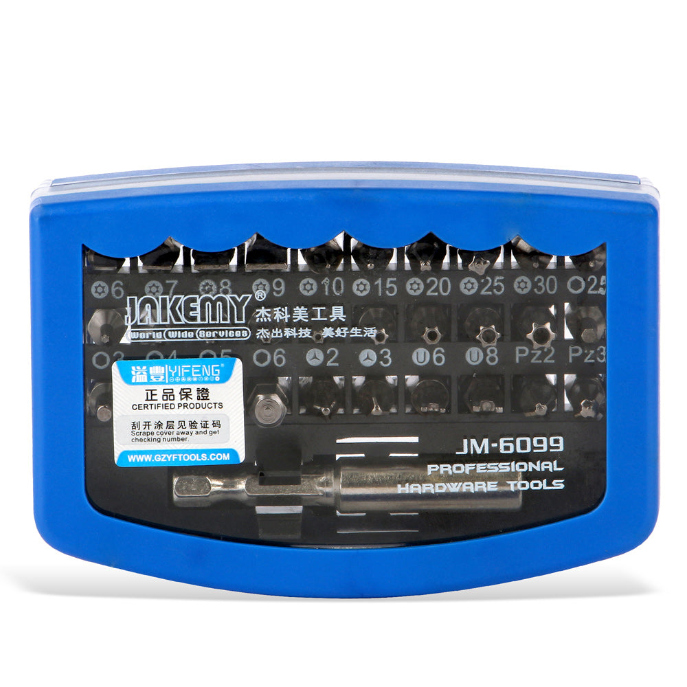Jakemy 31-in-1 Magnetic Screwdriver Bit Tool Set JM-6099