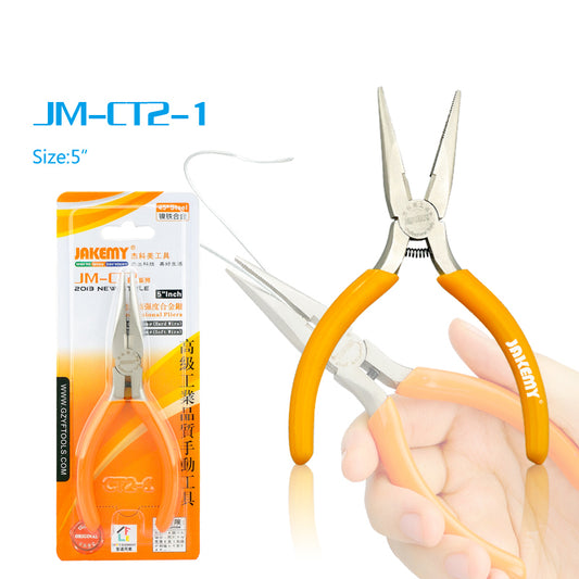Jakemy JM-CT2-1 5-inch High Strength Sharp-nose Plier Wire Cutter