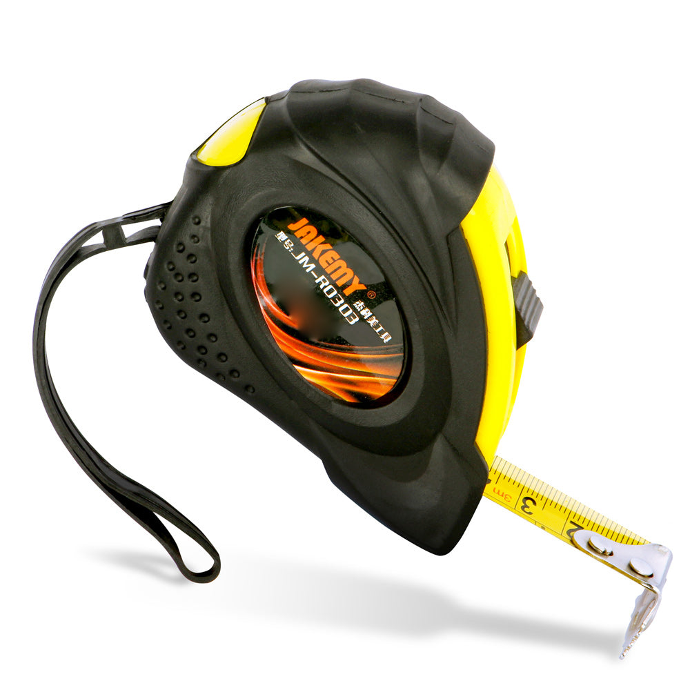 Jakemy JM-R0303 3M Double Brake Steel Measuring Tape with Magnet - Black