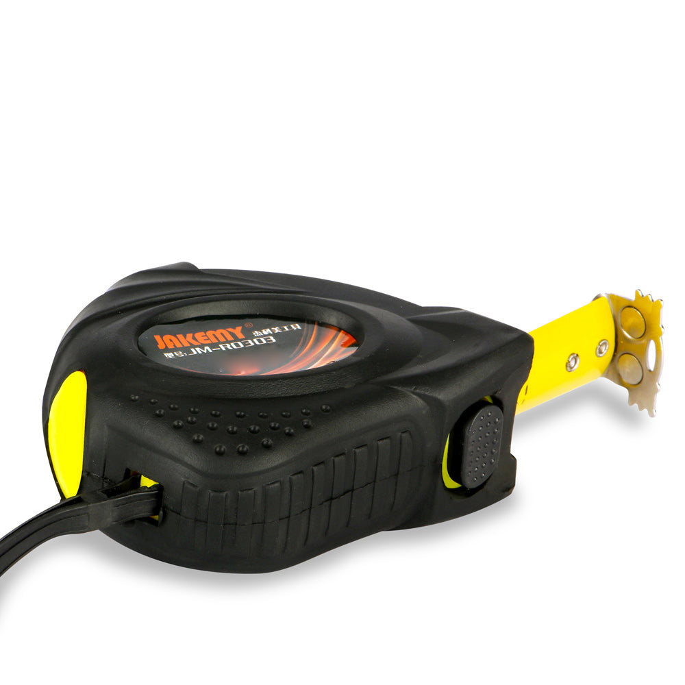 Jakemy JM-R0303 3M Double Brake Steel Measuring Tape with Magnet - Black