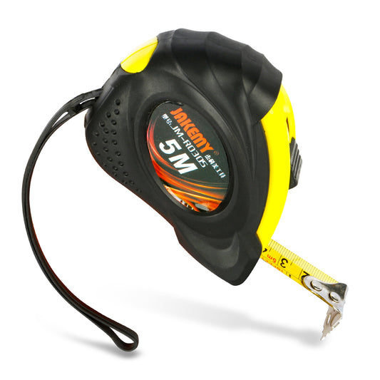 Jakemy 5M Double Brake Steel Measuring Tape with Magnet JM-R0305 - Black