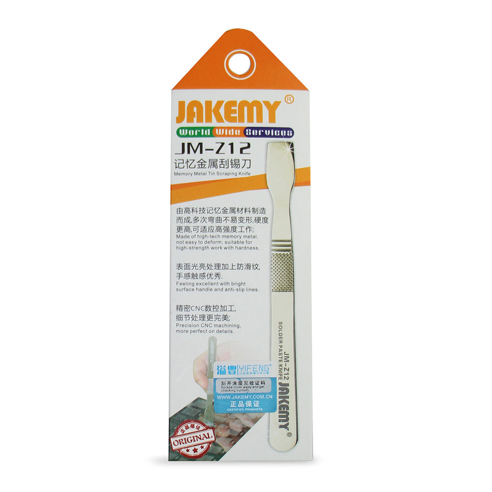 Jakemy JM-Z12 Chromium-Vanadium Steel Memory Tin Scraping Tool