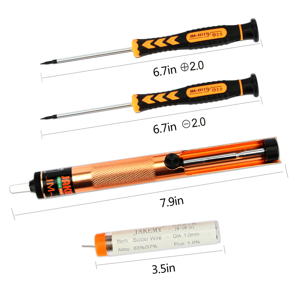 Jakemy JM-P04 17-In-1 Primary DIY Welding Soldering Tool Kit