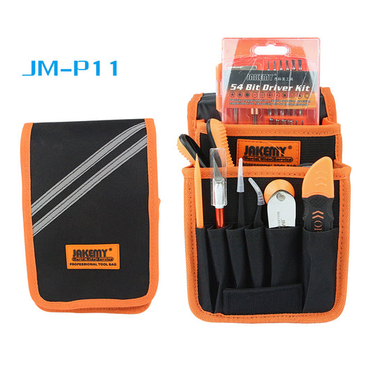 Jakemy JM-P11 70-in-1 Precision Screwdriver Tweezer Opening Tool Repairing Set with Canvas Bag