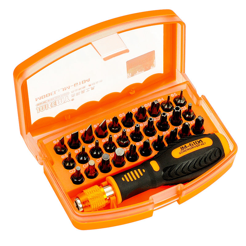 Jakemy JM-6104 31-in-1 Screwdriver Set Altitude Demolished Home Repair Tool Kit
