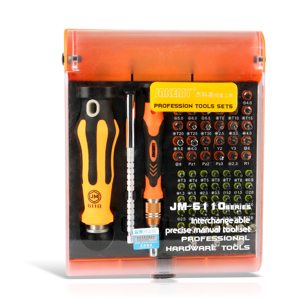 Jakemy JM-6110 72-in-1 Professional Hardware Disassemble Screwdrivers Tools Set