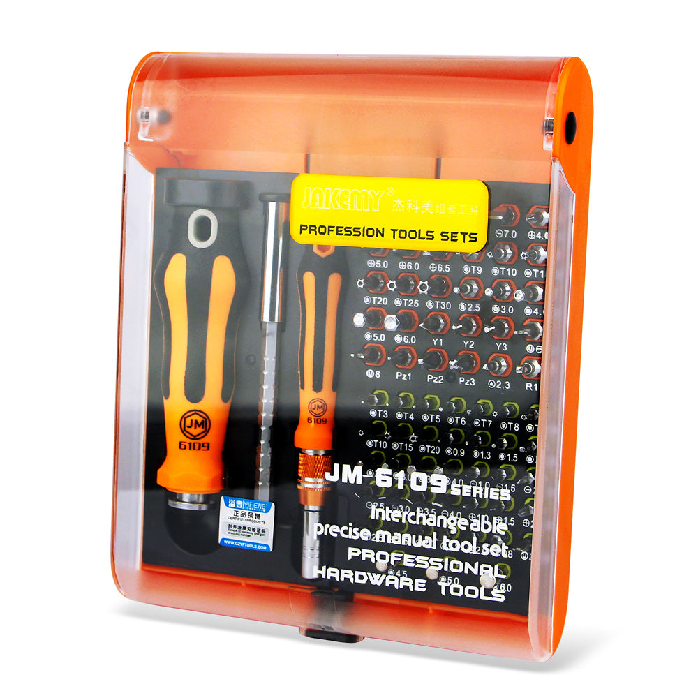 Jakemy JM-6109 72-in-1 Professional Handle Screwdriver Repair Tools Set