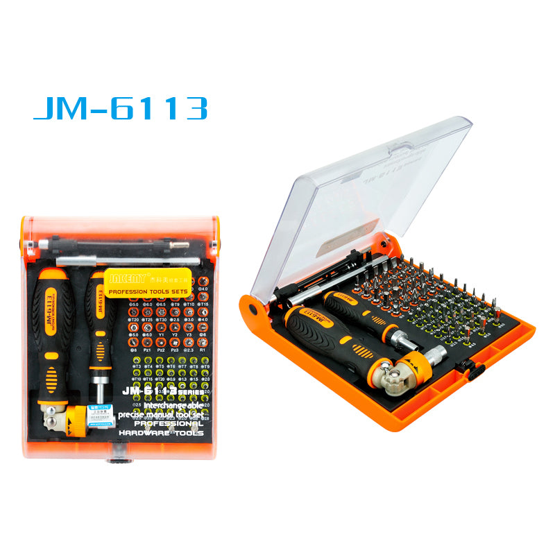 Jakemy JM-6113 72-in-1 Multi-purpose Precision Screwdriver Set Hardware Tool