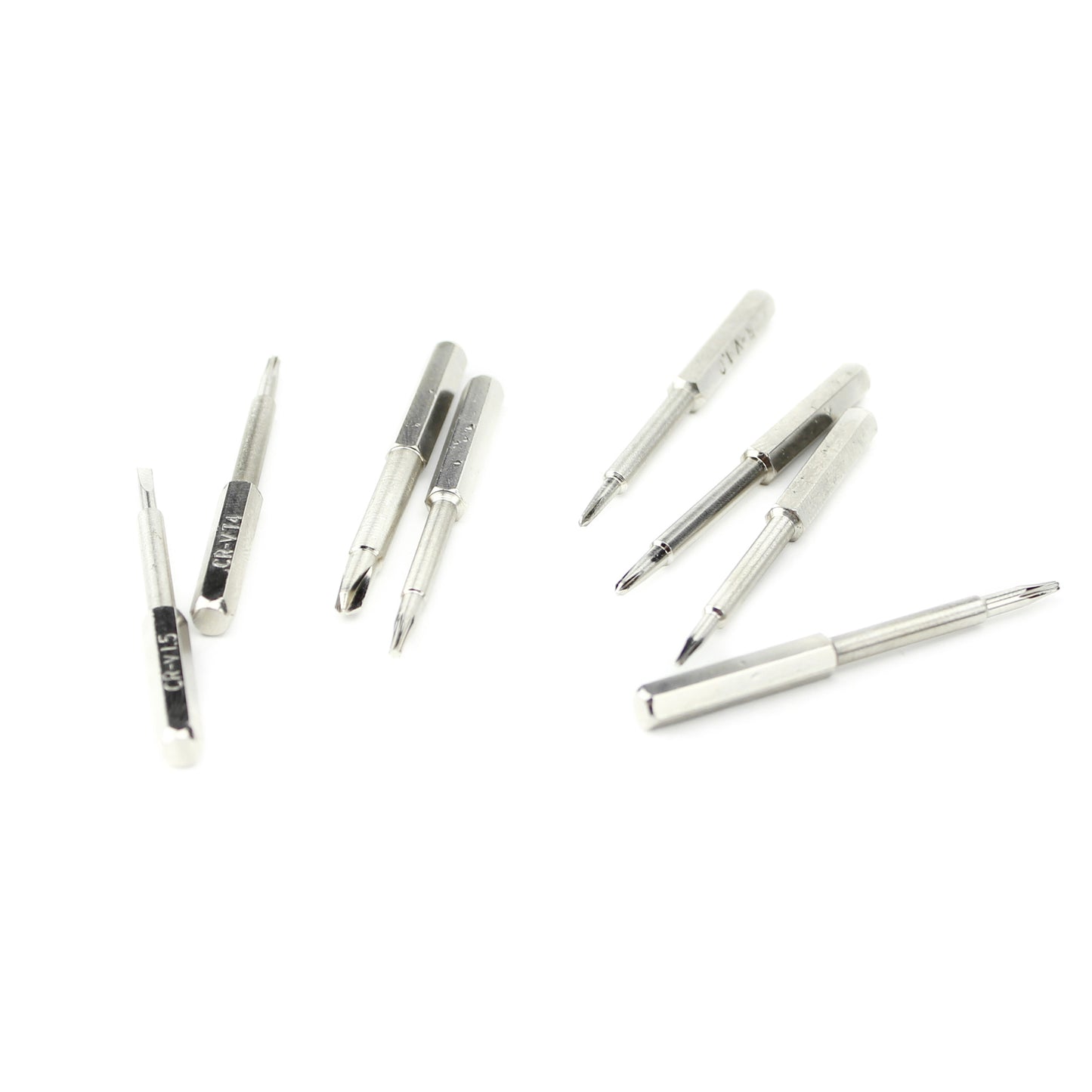 10-in-1 Professional Non-slip Handle with Pentagon Philips Slotted Torx Screwdriver Bits - Green