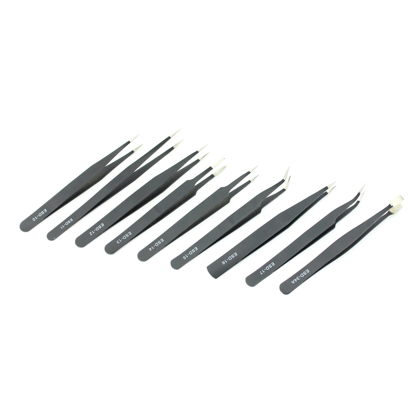 Professional 9-in-1 Anti-static Tweezers Set Kit