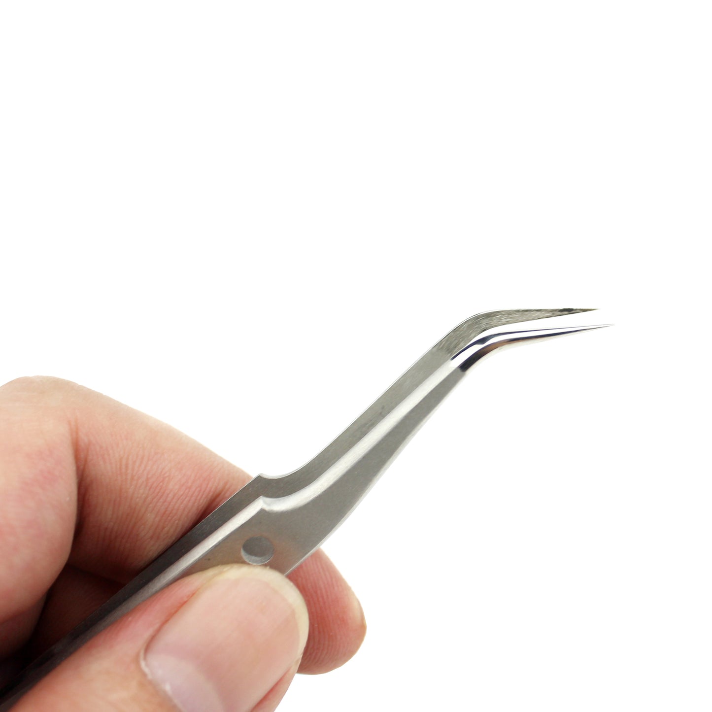 JF-602 High-strength Alloy Curved Tip Tweezer Repair Tool