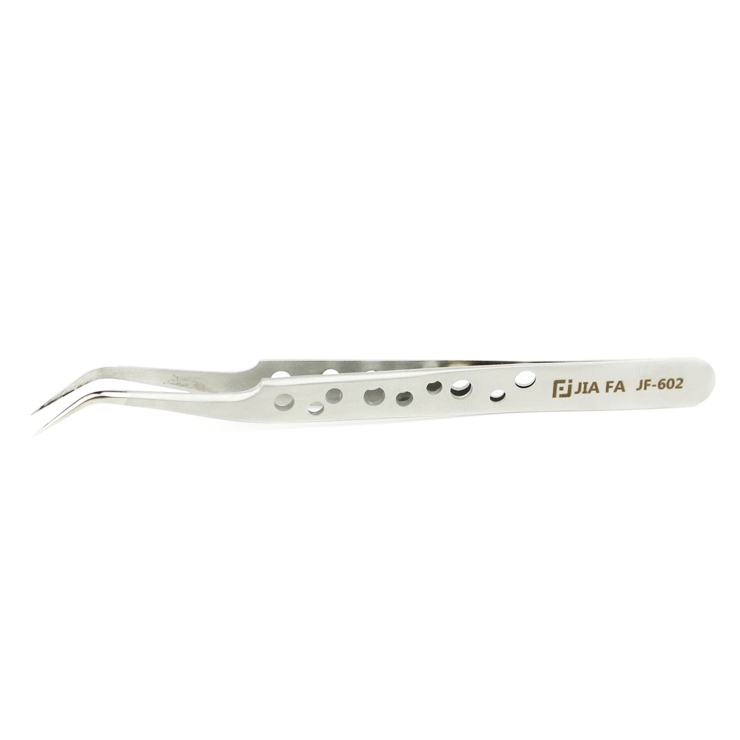JF-602 High-strength Alloy Curved Tip Tweezer Repair Tool