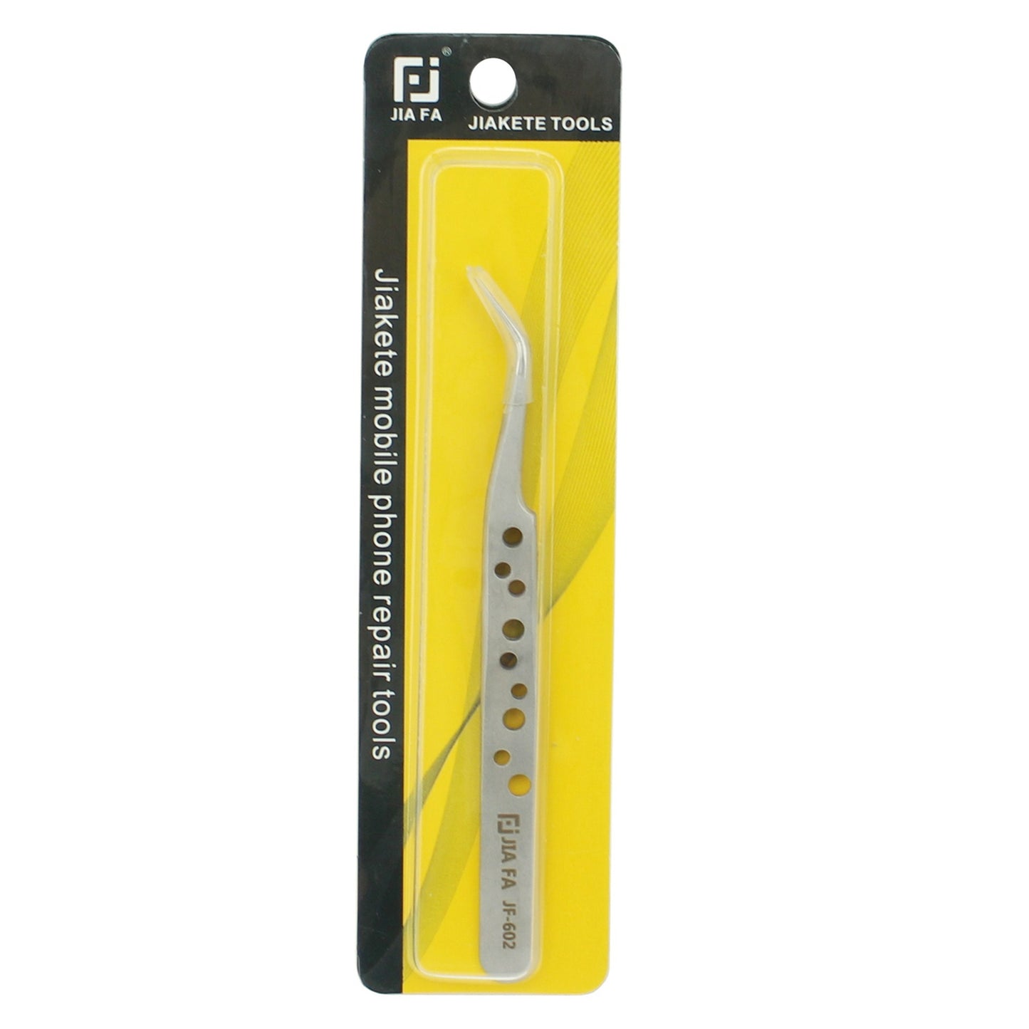 JF-602 High-strength Alloy Curved Tip Tweezer Repair Tool