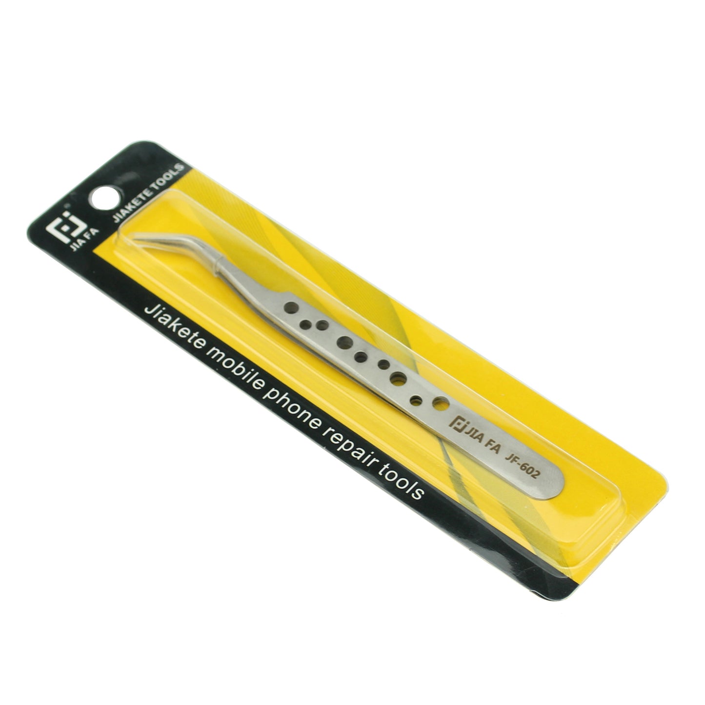 JF-602 High-strength Alloy Curved Tip Tweezer Repair Tool