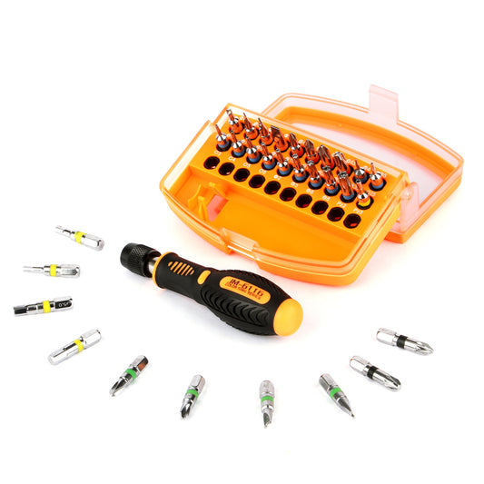 Jakemy JM-6116 31-In-1 Screwdriver Kit with 6.3x29mm Bits for Household Maintenance