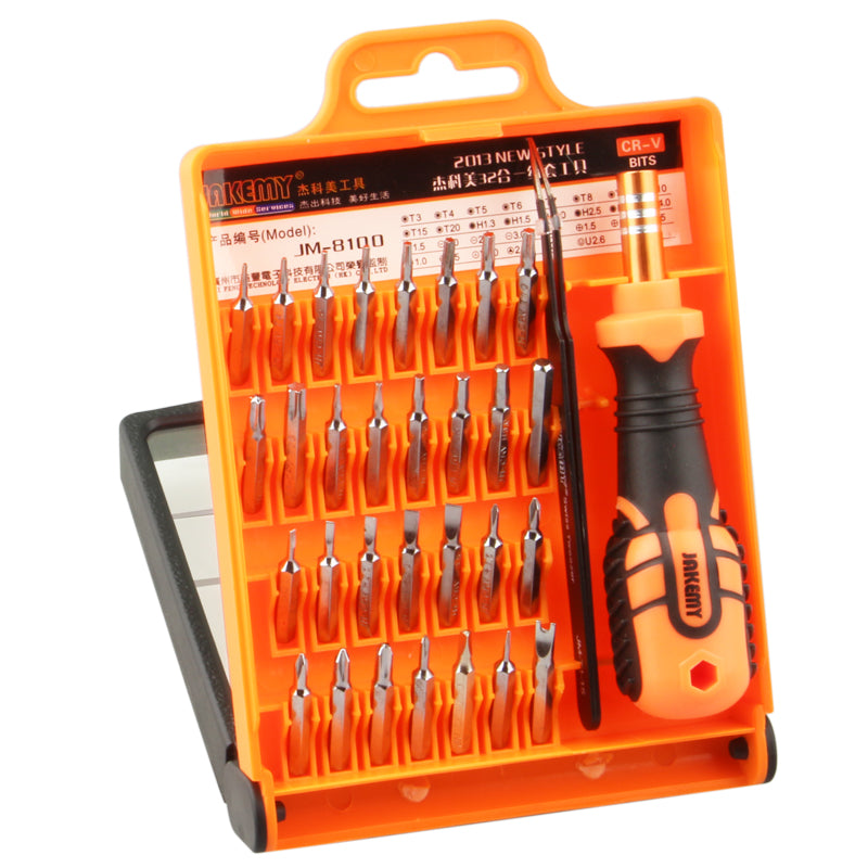 Jakemy 32-in-1 Professional Hardware Screwdriver Tool Kit (JM-8100)