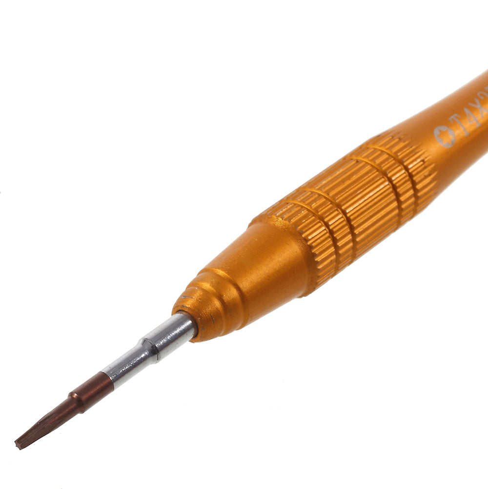 NO.658 Non-Slip Metal Handle T4 x 25mm Torx Screwdriver Tool