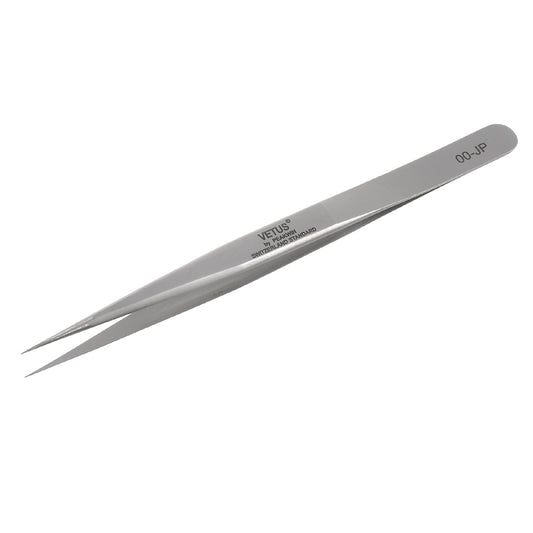 VETUS High Strength Stainless Steel Professional Professional Extra Strength Tweezers (00-JP) - Style B