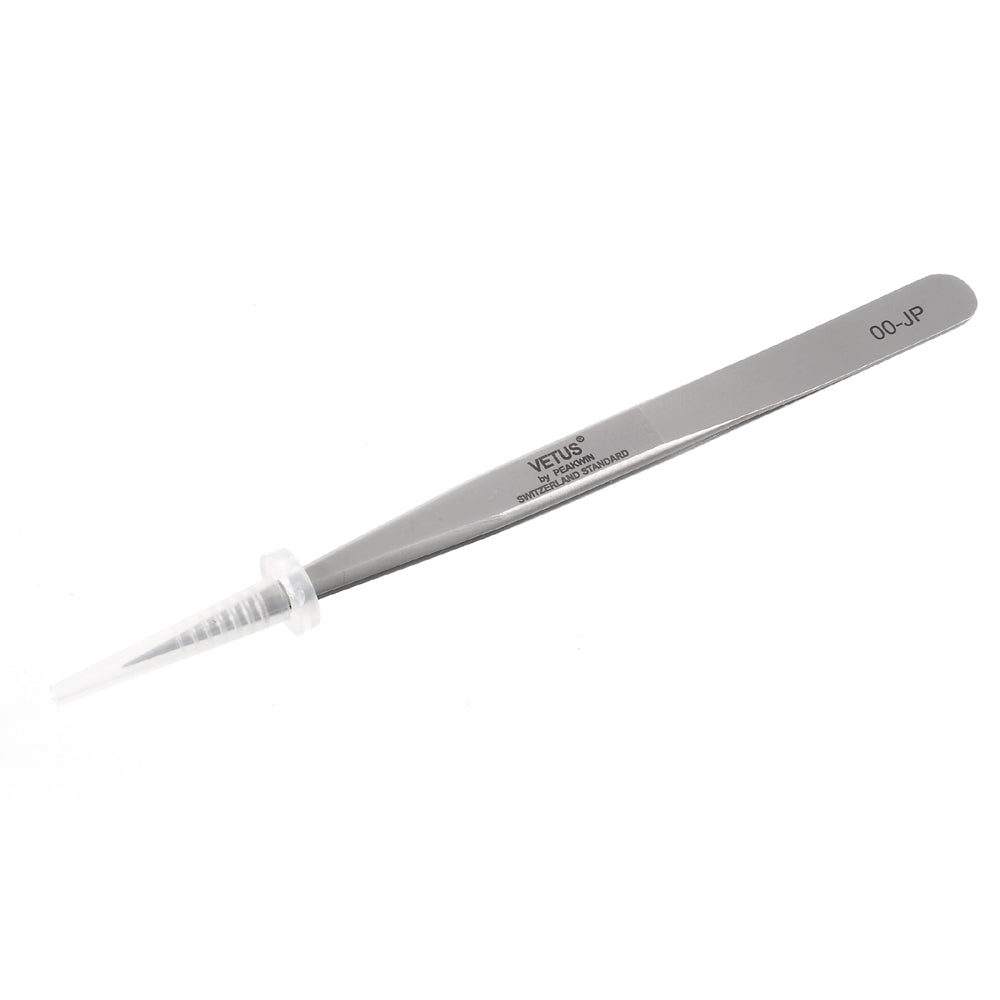 VETUS High Strength Stainless Steel Professional Professional Extra Strength Tweezers (00-JP) - Style B