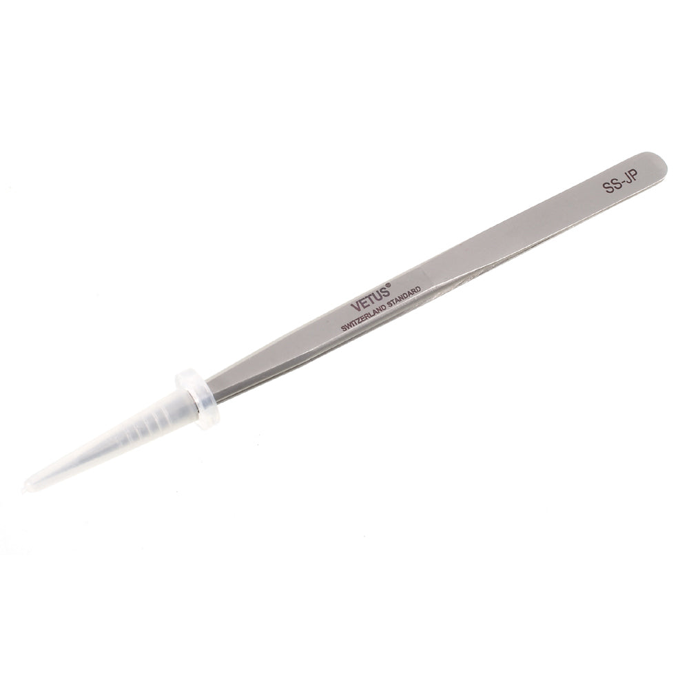 VETUS High Strength Stainless Steel Long Pointed Tip Tweezers (SS-JP)