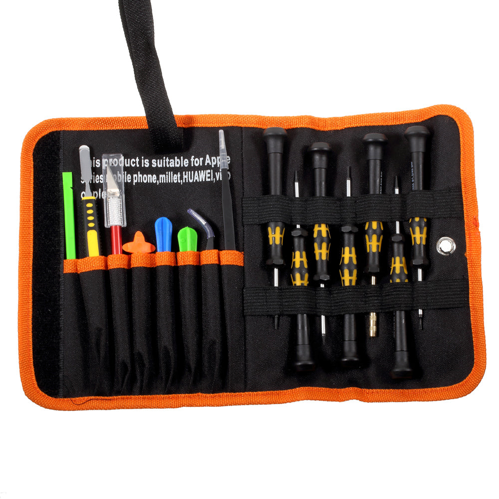 Professional 16-in-1 Screwdriver Pry Disassemble Repair Tool Kit Set
