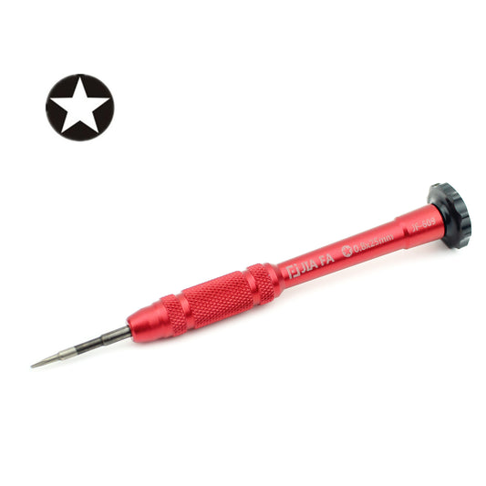 Professional Anti-slip Handle 0.8 Pentagon Screwdriver - Red