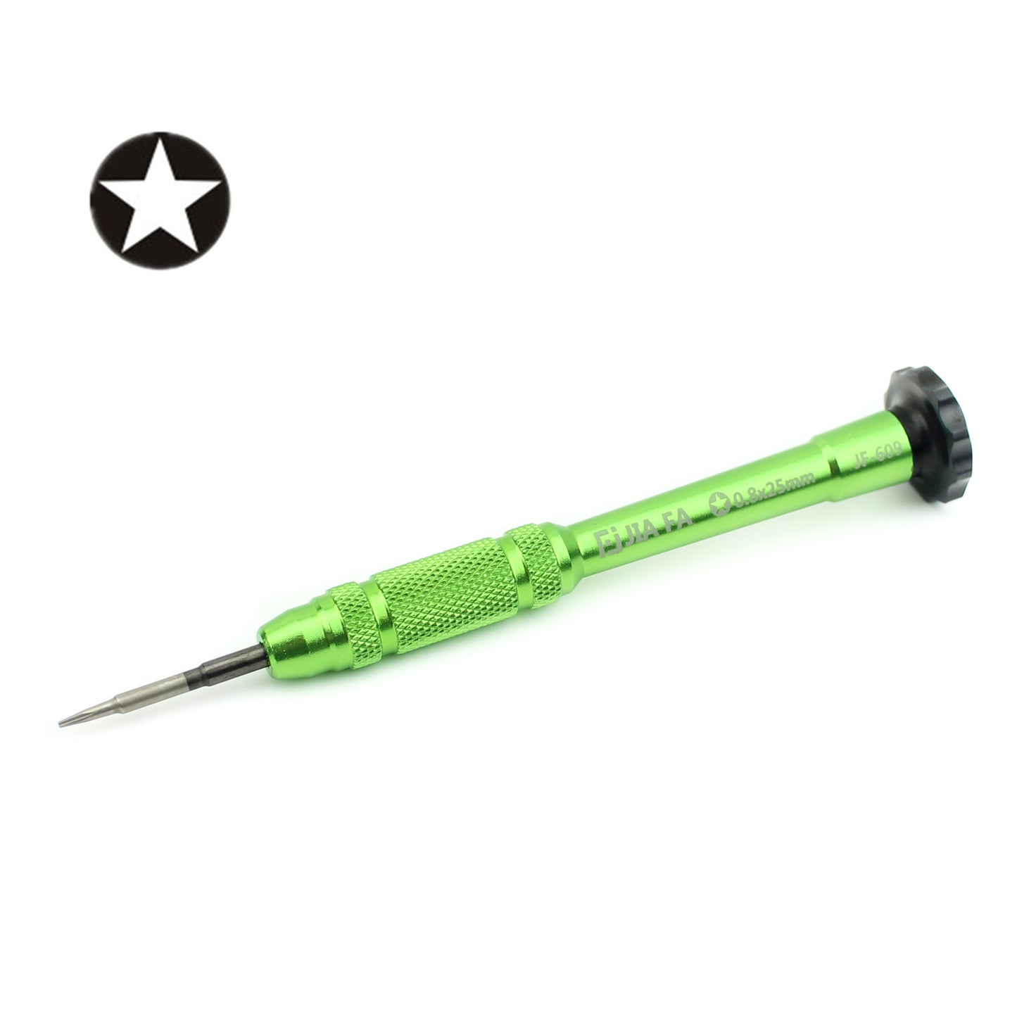 Professional Anti-slip Handle Precision 0.8 Pentagon Screwdriver - Green