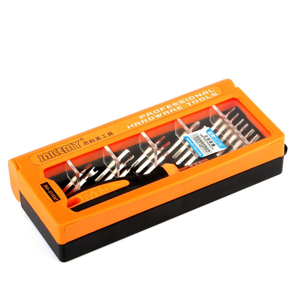 Jakemy 22-in-1 Repairing Screwdriver Tool Kit CR-V Steel Bits (JM-8102)