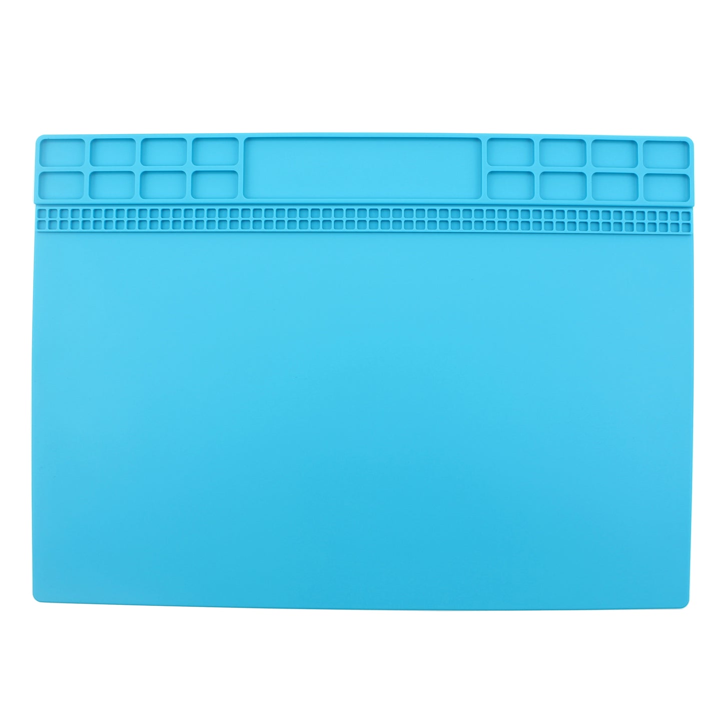Soldering Station Mat Heat Insulation Silicone Pad Maintenance Platform for Phone Repair - Baby Blue